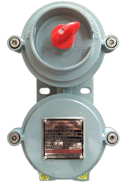 Sudhir Weatherproof Flameproof Explosionproof Rotary Switch At Rs