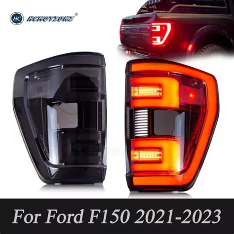 Hcmotion Led Tail Lights For 2021 2023 Ford F150 F 150 Xlt Rear Lamps Assembly Eur 31021