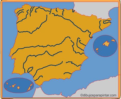 Mapa Rios De Espa A Para Imprimir Esto Puede Apreciarse Con Mayor