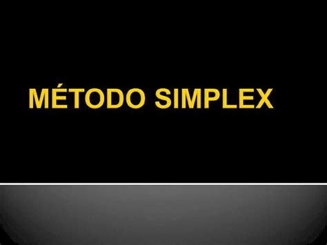 Ppt Repaso Metodo Simplex Dokumen Tips