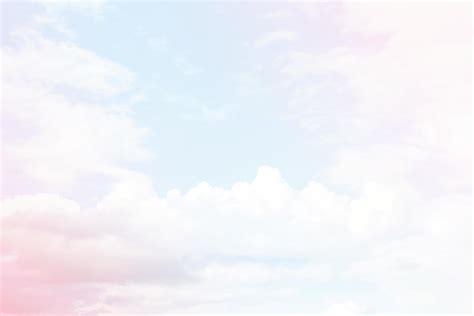 Sky And Clouds On A Beautiful Pastel Background Abstract Sweet Dreamy