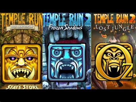 Temple Run Frozen Shadows Vs Temple Run Lost Jungle Vs Temple Run