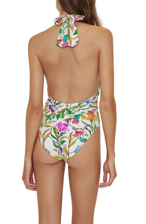 Pq Swim Celine Halter One Piece Swimsuit Nordstrom