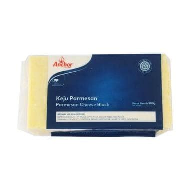 Jual Anchor Parmesan Cheese Block Gr Keju Parmesan Balok Shopee