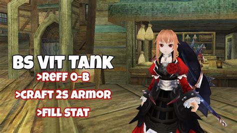 Build Bs Vit Tank Bowgun In Toram Online Youtube