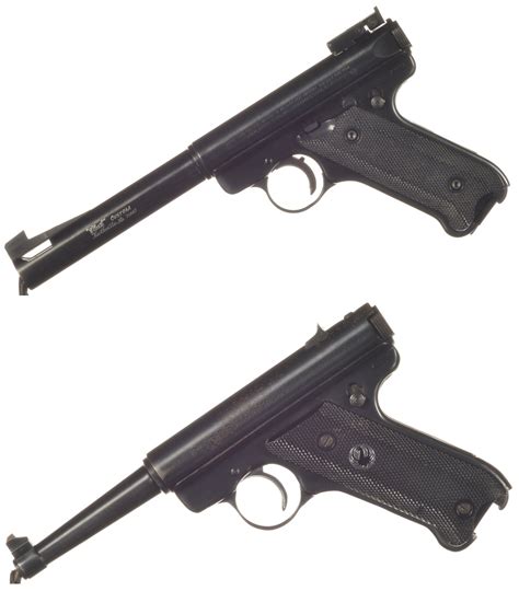 Two Ruger Semi Automatic Pistols Rock Island Auction