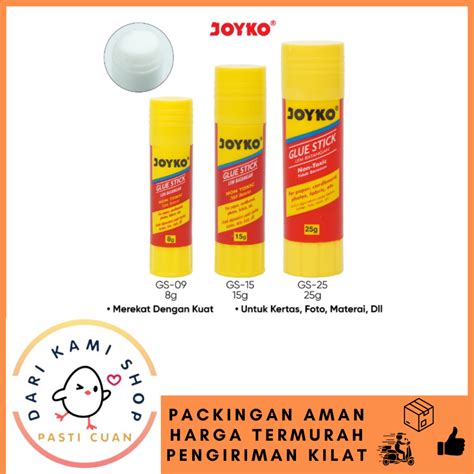 Jual JOYKO GLUE STICK LEM KERTAS STIK SERBAGUNA LEM KERTAS BATANG GS 09