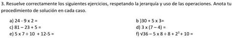 SOLVED ayudenme ya no sé qué hacer 3 Resuelve correctamente los