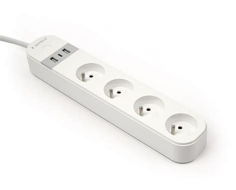 Gembird, GEMBIRD INTELIGENTNA LISTWA ZASILAJĄCA Z ŁADOWARKĄ USB 4 ...