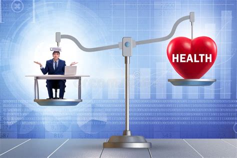 Concept of Balance between Work and Health Stock Photo - Image of health, difficult: 179694588