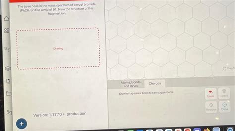 Solved The Base Peak In The Mass Spectrum Of Benzyl Bromide Chegg