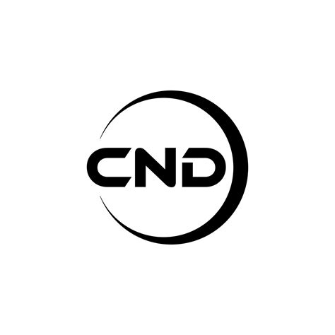 Dise O Del Logotipo De La Letra Cnd En La Ilustraci N Logotipo