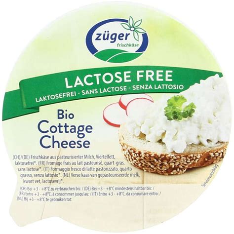 Zuger Cottage Cheese Fromage Frais Sans Lactose G Naturalia