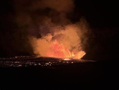 EN IMAGES À Hawaï le volcan Kilauea entre de nouveau en éruption Le