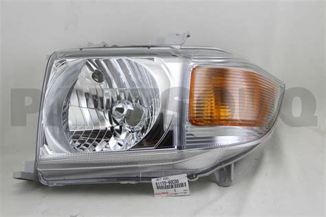 8117060C00 Genuine Toyota UNIT ASSY HEADLAMP LH 81170 60C00 EBay