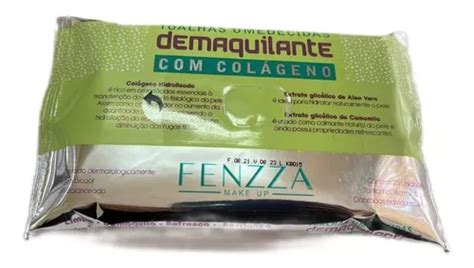 Toalhas Umedecidas P Limpeza Facial Com Colágeno Fezza 25un Mercadolivre