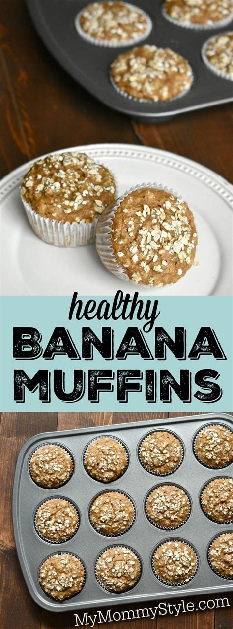 Healthy Banana Muffins My Mommy Style