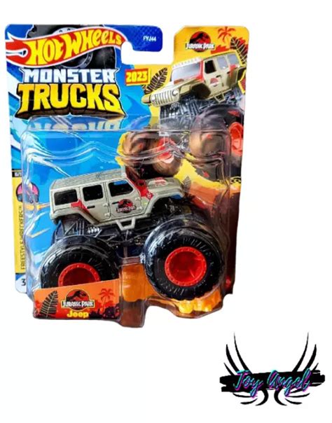 HOT WHEELS Monster Trucks Jurassic Park Jeep 1 64 Neu Ovp EUR 16 49 PicClick DE