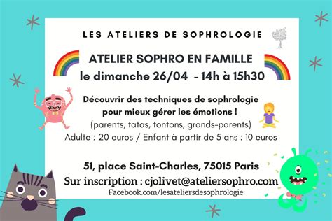 Atelier De Sophrologie Parents Enfants Paris 15 Les Ateliers De