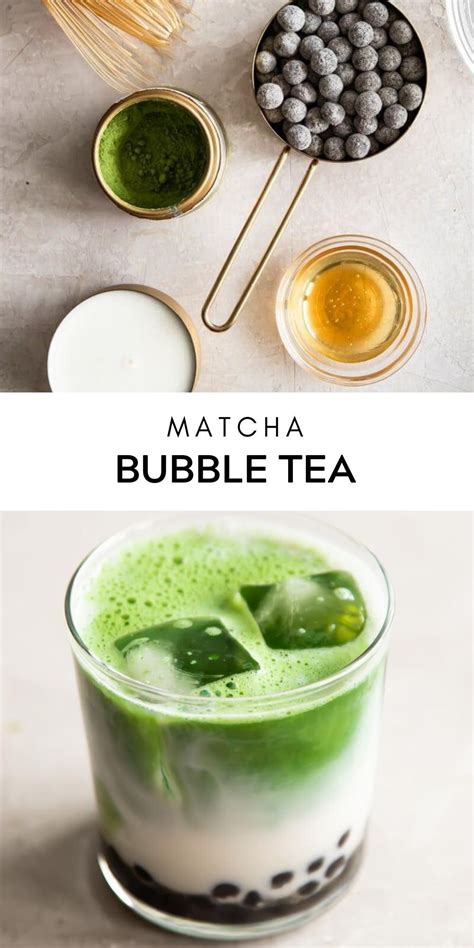 Matcha Bubble Tea Boba Tea Recipe Real Vibrant Artofit