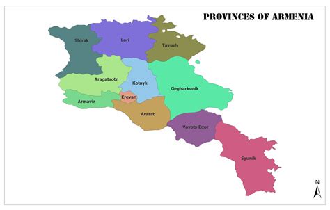 Provinces of Armenia | Mappr