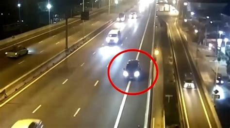 Woman Drivers Reckless Reversal On Motorway Leads To Horrific Crash