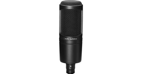 Audio Technica AT2020 Cardioid Condenser Microphone Black