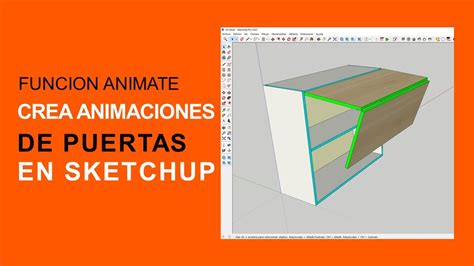 Sketchup Componentes Din Micos Animaci N De Puerta Plegable Youtube