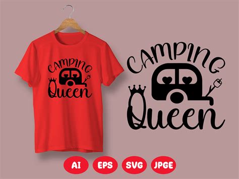 Camping T Shirt Design19 Graphic By Niranjon603 · Creative Fabrica