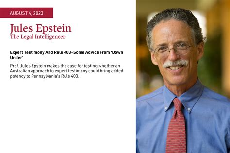 Expert Testimony and Rule 403—Some Advice From 'Down Under' - Voices at