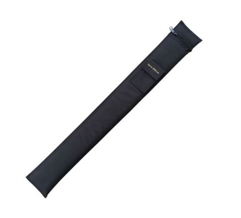 Cue Cover Classic Black Leather Van Den Broek Billiards