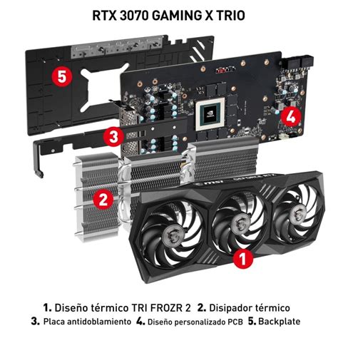 MSI GeForce RTX 3070 GAMING X TRIO 8GB GDDR6 | PcComponentes.com