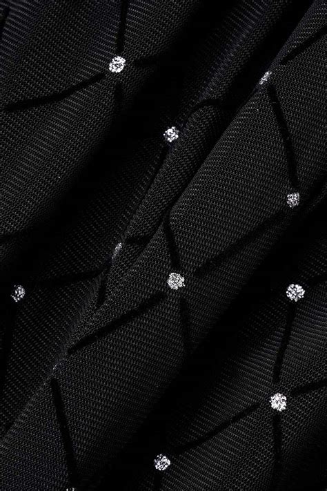 Fashion Blue Sexy Patchwork Hot Drilling See Through Contrast O Neck Long Sleeve Two Pieces For