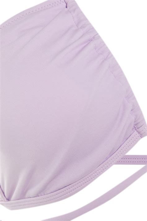 Trendyolmilla Lila Straplez Bağlamalı Bikini Üstü TBESS BU Fiyatı Yorumları Trendyolmilla