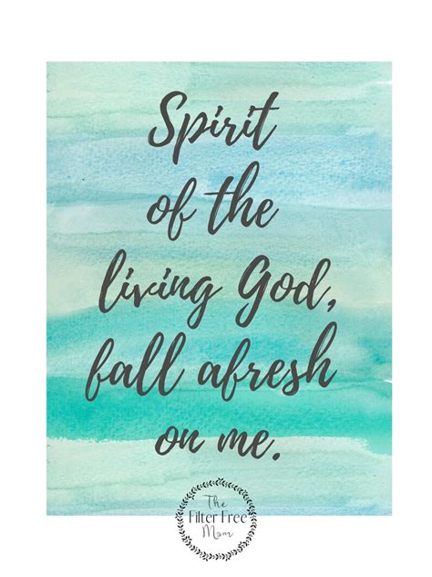 Spirit of the Living God, Hymn Printable, Instant Download, 5 Sizes ...