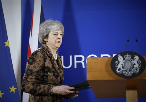 May Pushes Defeated Brexit Deal Offers No Plan B