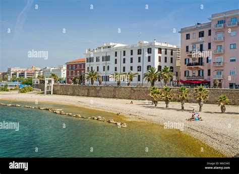 Civitavecchia, Italy - May 28, 2016: A view of Civitavecchia, a major ...