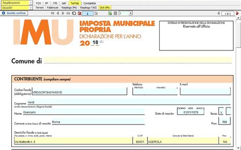 Dichiarazione Imu Rilascio Modello Dichiarazioni Gb