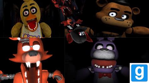 Gmod Fnaf Npcs Foxy Can Fly Youtube