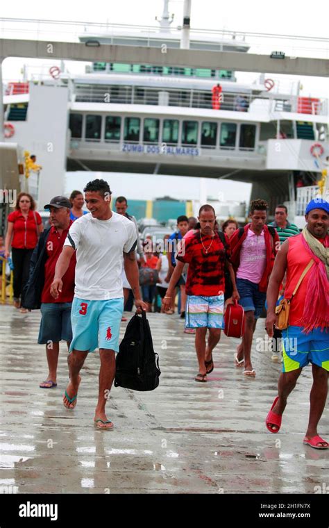 Salvador Bahia Brazil June 25 2015 Ferry Boat Zumbi Of Palmares