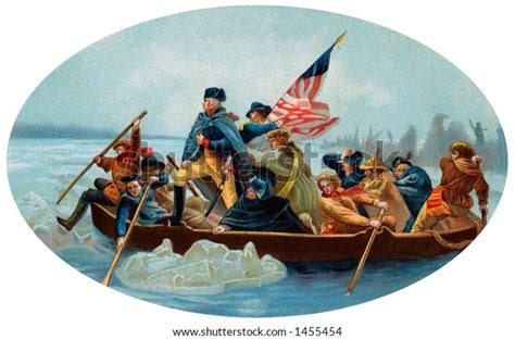 Washington Crossing The Delaware River Painting - Crossing The Delaware ...