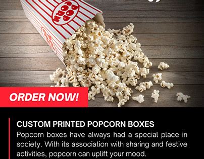 Custom Food Boxes Popcorn Projects Photos Videos Logos