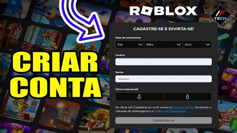 Como Criar Uma Conta No Roblox Pc E Celular Youtube