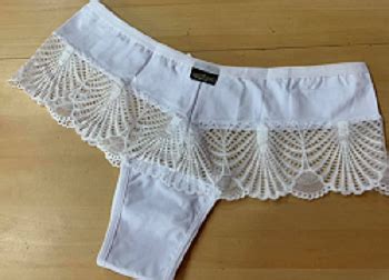 Calcinha Plus Size Tanga Renda em Microfibra Cheias de Graça Ref Sedução Lingerie