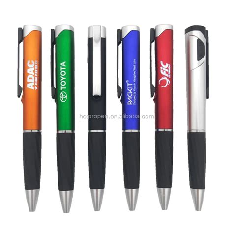 Novelty Bright Logo Brands Personalised Pens Logo Light Led Pen With ...