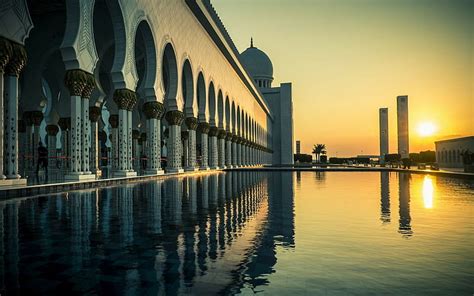 Hd Wallpaper Abu Dhabi 4k Sheikh Zayed Mosque Wallpaper Flare