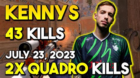 KennyS 43Kills On Anubis 2x Quadro Kills FACEIT RANKED CSGO POV