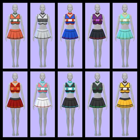 Sims 4 Cheerleader Outfit