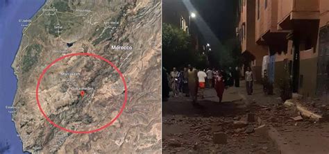 Morocco Stricken By Deadly Magnitude Earthquake Today On Globe