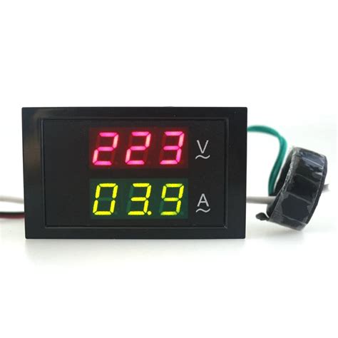 AC80 300V AC 0 100A Led Volt Meter Voltage Meter Current Meter